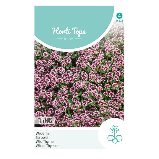 Horti Tops Thymus, Wilde Tijm Purperrood - afbeelding 1