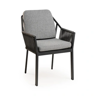 Tierra Outdoor Liv Diningstoel - Mountain Grey - afbeelding 1