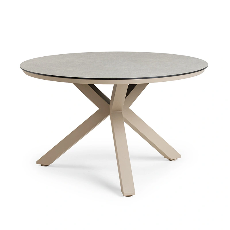 Tierra Outdoor Rivera Diningset Champagne - Rond - afbeelding 2