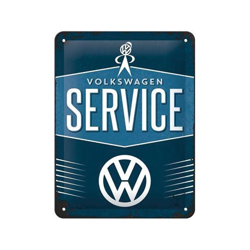Wandplaat Metaal 15x20 VW Service