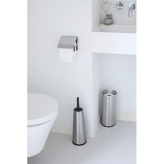 Brabantia ReNew Toiletrolhouder met Klep - Matt Steel - afbeelding 4