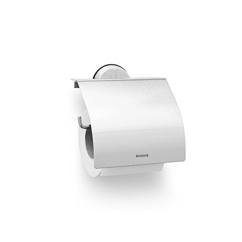 Brabantia Profile Toiletrolhouder met Klep - Matt Steel - afbeelding 2