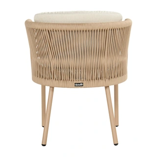 Hartman Toledo Dining Tuinstoel - Cappuccino - afbeelding 4