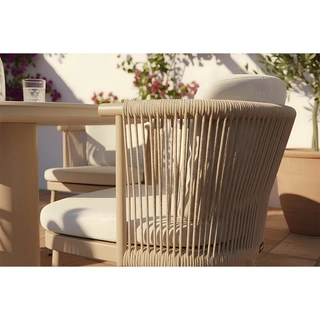 Hartman Toledo Dining Tuinstoel - Cappuccino - afbeelding 7