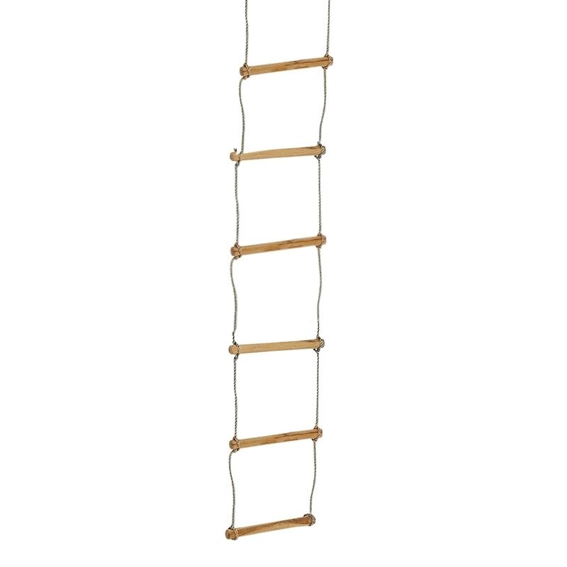 Touwladder met 6 sporten - afbeelding 1