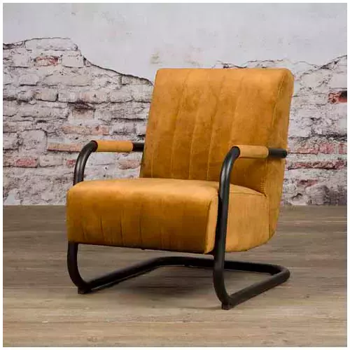 Tower Living Fauteuil Riva - Yellow - afbeelding 2