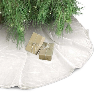 Kerstboomrok Kelsey Off White - Ø120 cm
