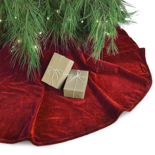 Kerstboomrok Kelsey Red - Ø120 cm