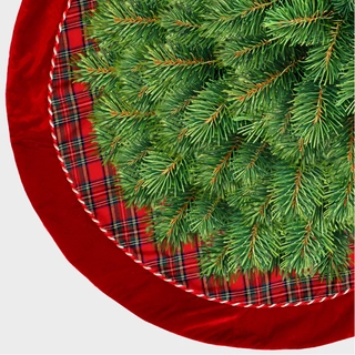 Kerstboomrok Tirza Red - Ø105 cm