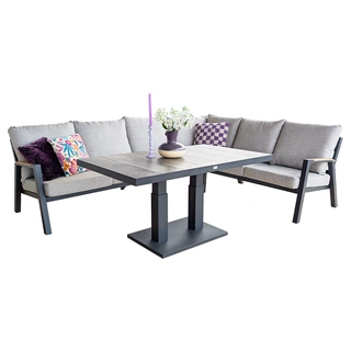 Trestino Alzano Hoek Loungeset - Antraciet