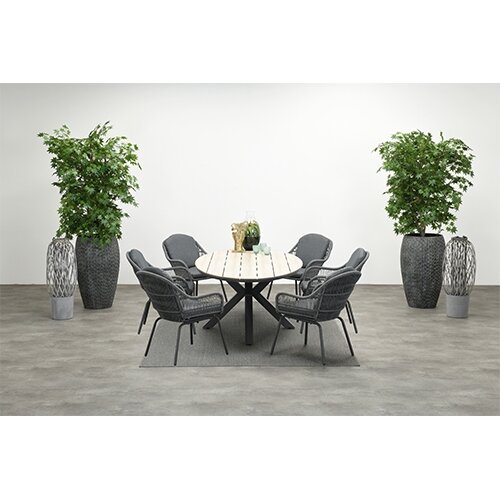 Garden Impressions Triton dining stoel - Grijs - afbeelding 4