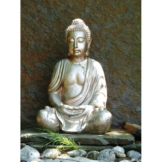 Tuinschilderij Boeddha Voorkant - 50x70 cm