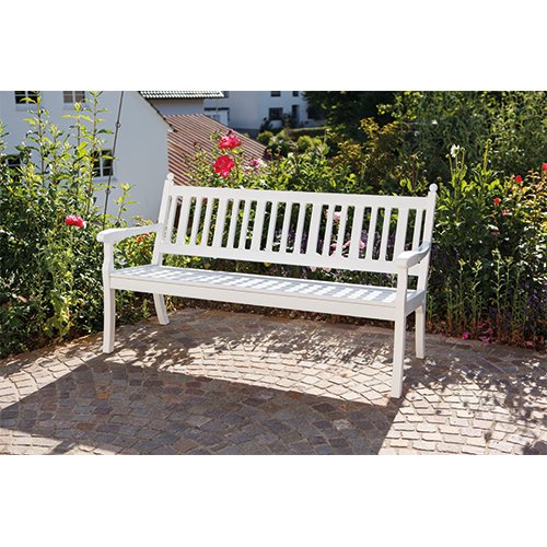 Begrip Kaal abstract Blome Hohenzollern Tuinbank 3-zits - Wit | Tuincentrum De Boet