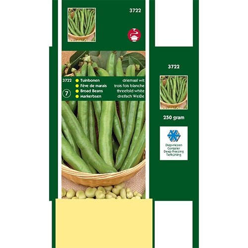 Tuinbonen Driemaal Wit, 250g - afbeelding 1