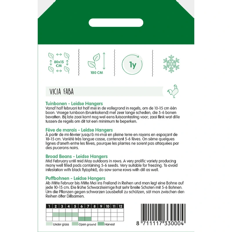 Tuinbonen Leidse Hangers, 100g - afbeelding 2