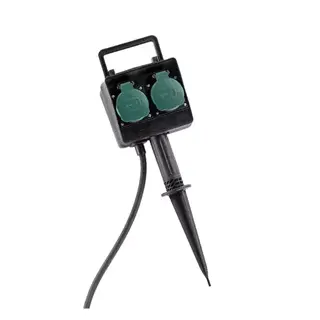 Tuincontactdoos - 2 Contacten - afbeelding 1