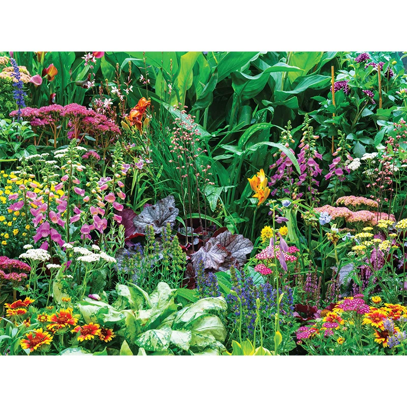 Tuinschilderij Bloemenmix - 70x50 cm