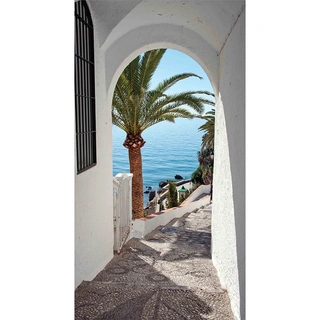 Tuindoek Malaga boog- 170x90 cm