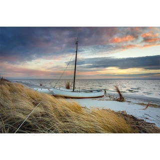 Tuinschilderij Strand Baltic - 130x70 cm | De Boet