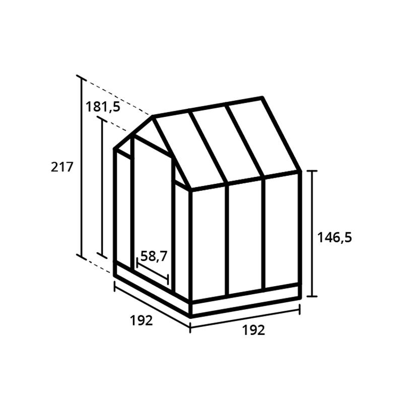 Royal Well Tuinkas Kate I Groengrijs - Veiligheidsglas - afbeelding 4