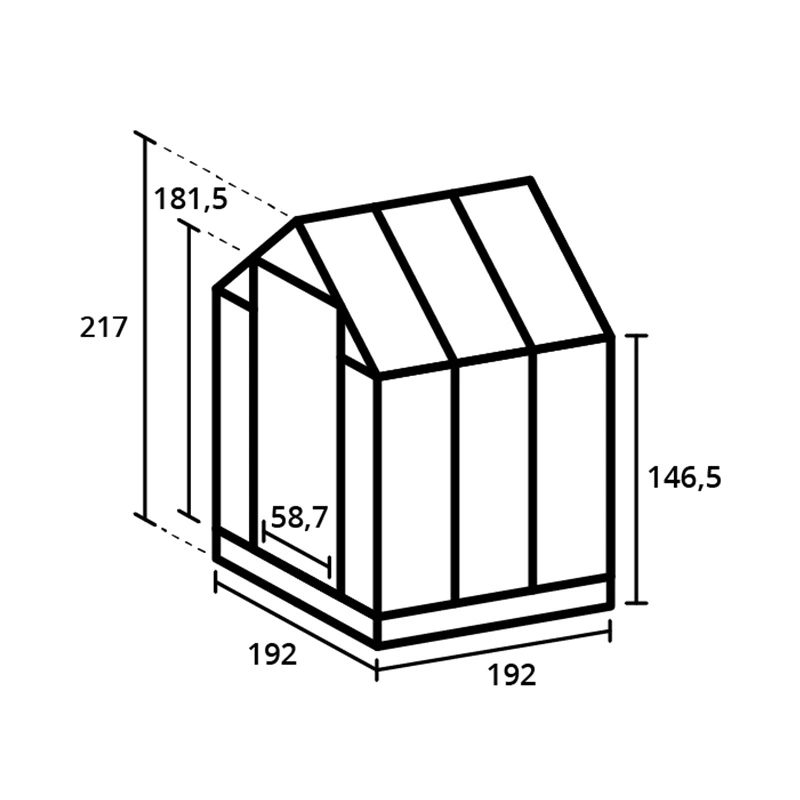 Royal Well Tuinkas Kate I Zwart - Veiligheidsglas - afbeelding 4
