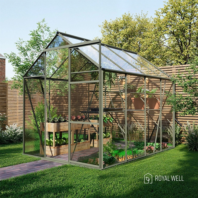 Royal Well Tuinkas Kate II Groengrijs - Veiligheidsglas - afbeelding 1