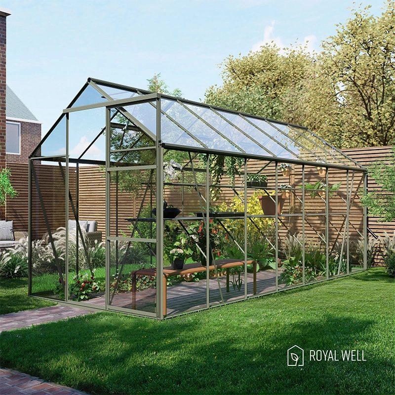 Royal Well Tuinkas Kate V Groengrijs - Veiligheidsglas - afbeelding 1