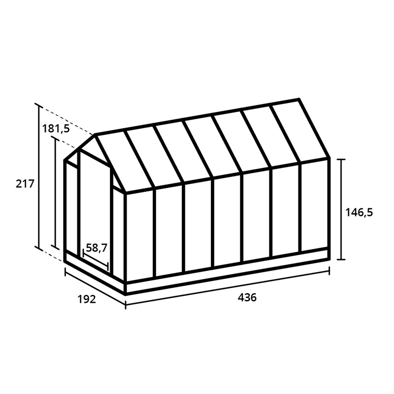 Royal Well Tuinkas Kate V Wit - Veiligheidsglas - afbeelding 4