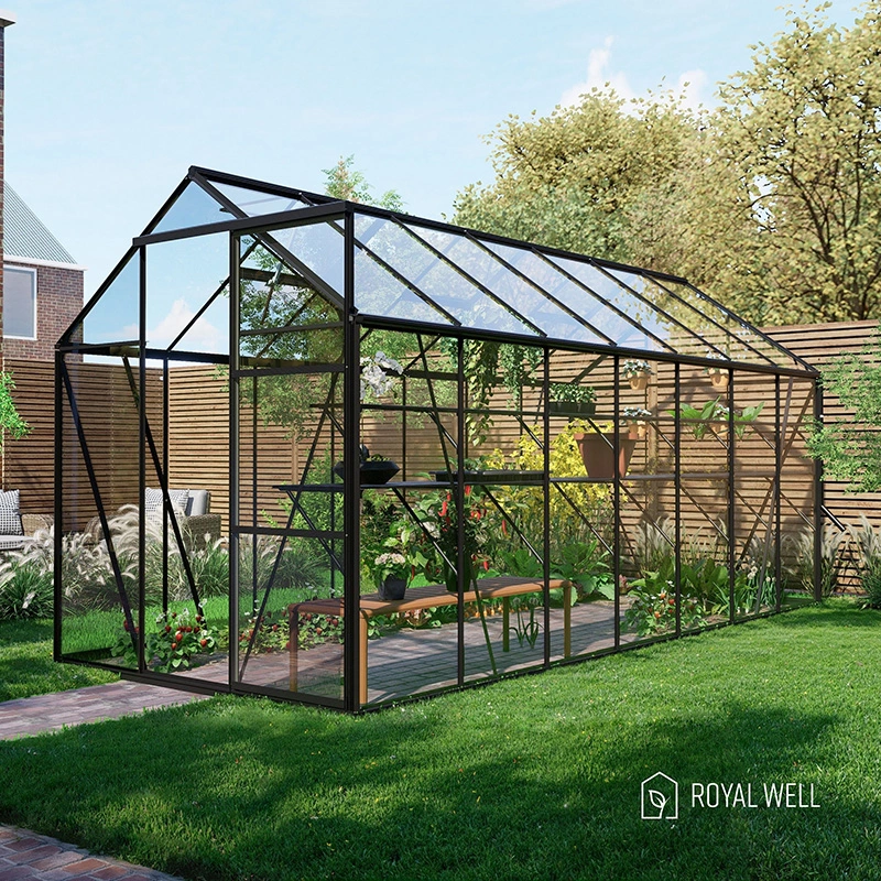 Royal Well Tuinkas Kate V Zwart - Veiligheidsglas - afbeelding 1