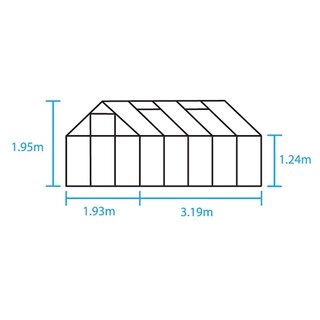 HALLS Tuinkas Popular 106 - Polycarbonaat - afbeelding 2