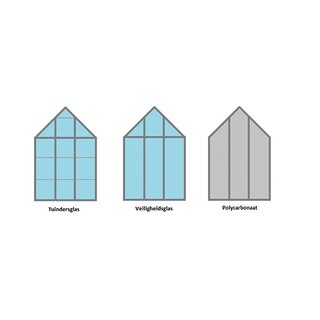 HALLS Tuinkas Popular 106 - Polycarbonaat - afbeelding 3