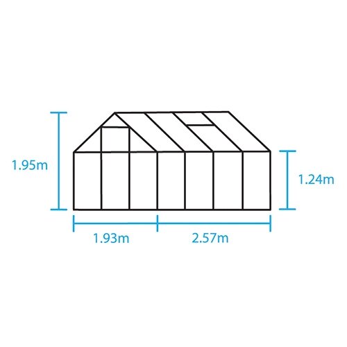 HALLS Tuinkas Popular 86 - Polycarbonaat Groen - afbeelding 2