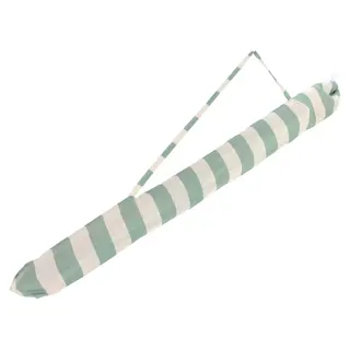 Tuinparasol Gestreept Groen/Wit - Ø200 cm - afbeelding 3