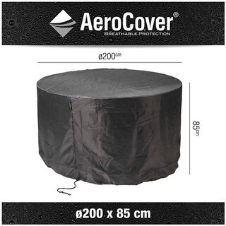 AeroCover Tuinset beschermhoes Ø200x85 - Antraciet - afbeelding 3