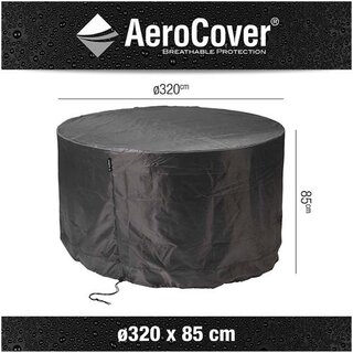 AeroCover Tuinset beschermhoes Ø320x85 - Antraciet - afbeelding 3