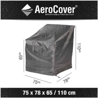 AeroCover Tuinstoel beschermhoes 75x78x65/110 - Antraciet - afbeelding 3