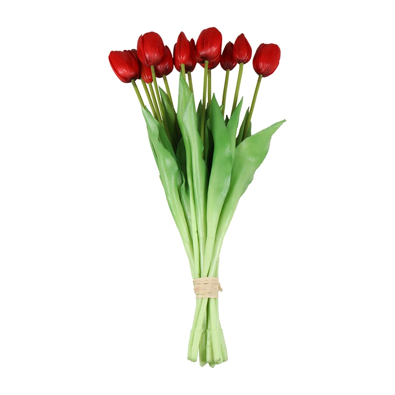 Bosje Kunst Tulpen De Boet 12x - Rood