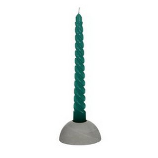 Twisted Candles Set 4 st. - Petrol - afbeelding 3