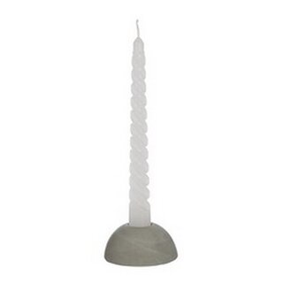 Twisted Candles Set 4 st. - White - afbeelding 3