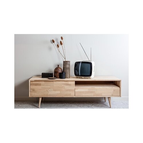 Woood Tv Meubel 150 Met Retro Poten [fsc] | De Boet