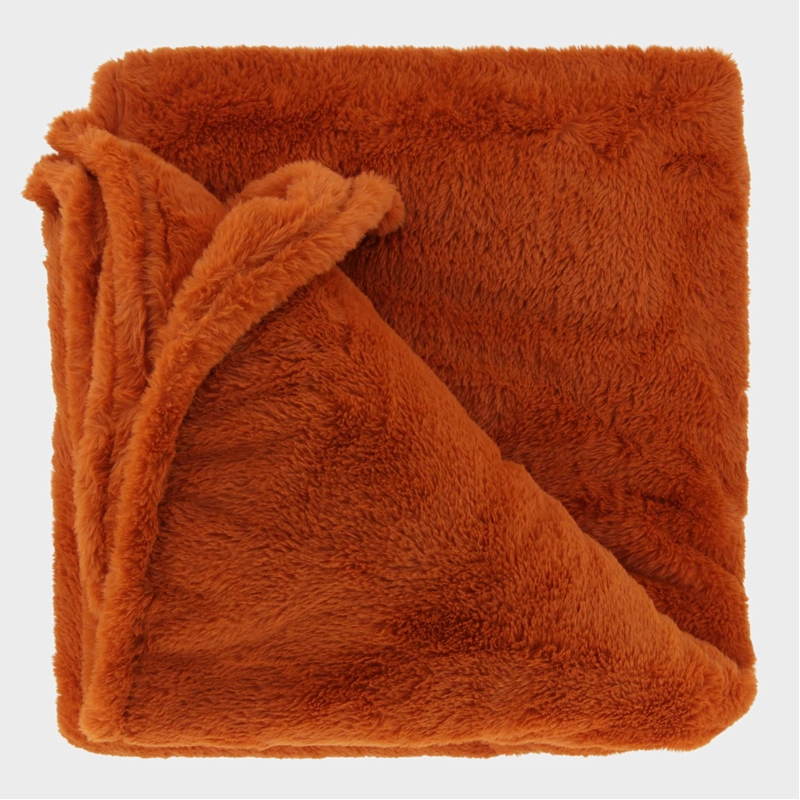 Unique Living Plaid Jip 150x200 - Orange Flame