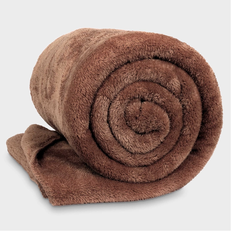 Unique Living Plaid Torvah XL 220x240 - Marsala