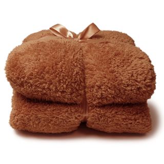 Unique Living Teddy Plaid 150x200cm - Leather Brown