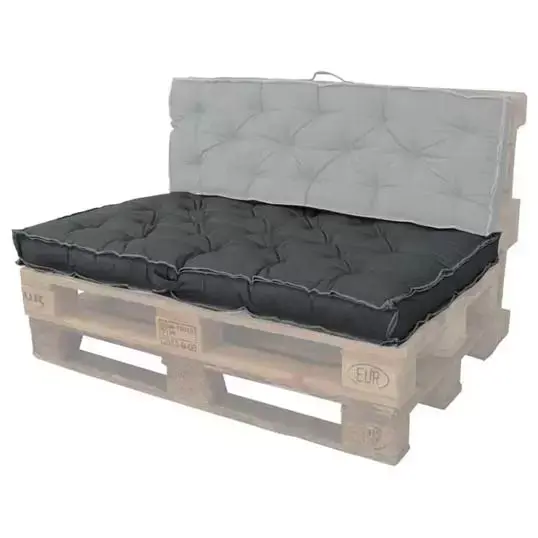 Unique Living Zit Palletkussen Scandic 80x120 cm - Dark Grey