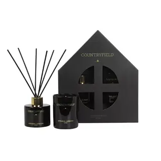 Countryfield Urban Gift box Geurstokje & Kaars - Zwart