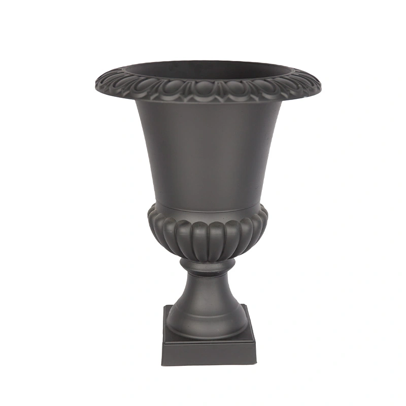 Kunststof Bloempot Urn Classic Matt Black - Ø45x61 cm