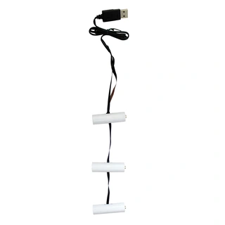 Santaville USB Adapter 3-AA Batterijen - 46 cm