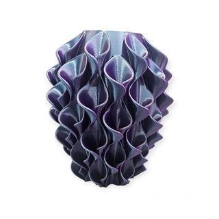 3D Vaas Florea Ø17,5x20 cm - Fire Night - afbeelding 1