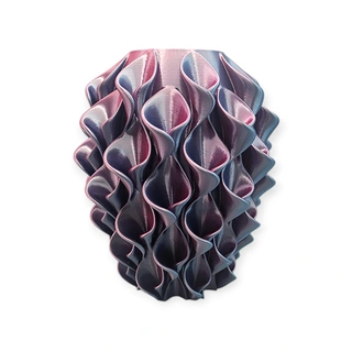 3D Vaas Florea Ø17,5x20 cm - Fire Night - afbeelding 2