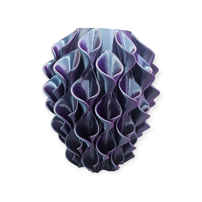 3D Vaas Florea Ø22x25 cm - Fire Night - afbeelding 1